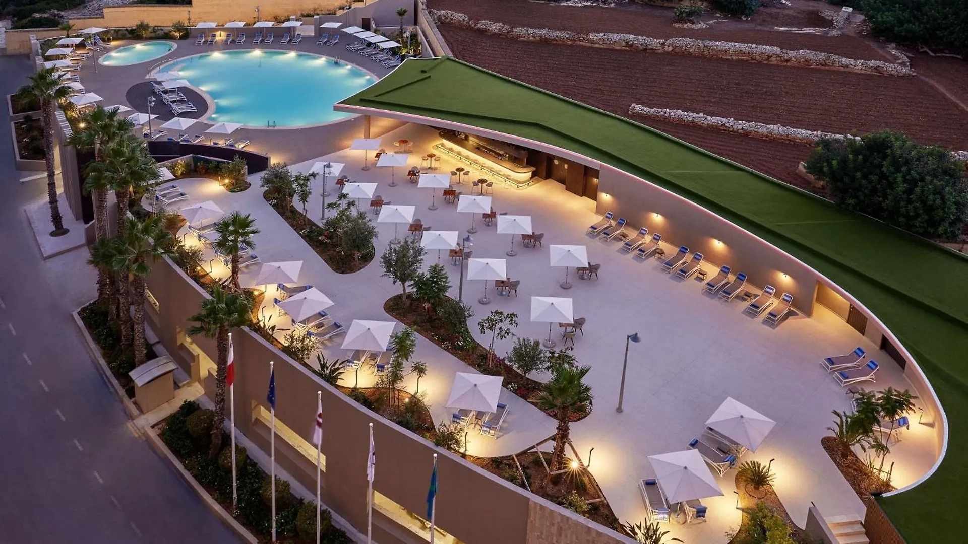 ***** Отель Malta Marriott Resort & Spa Сент Джулианс Мальта